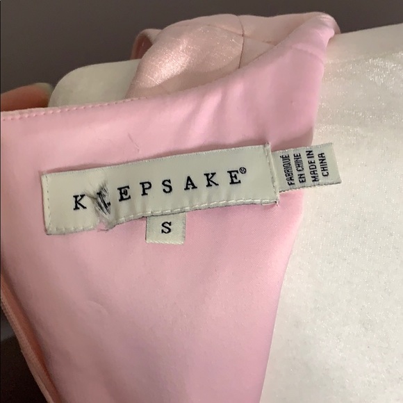 Anthropologie Keepsake Label Pink Satin Mini Dress - Picture 6 of 6
